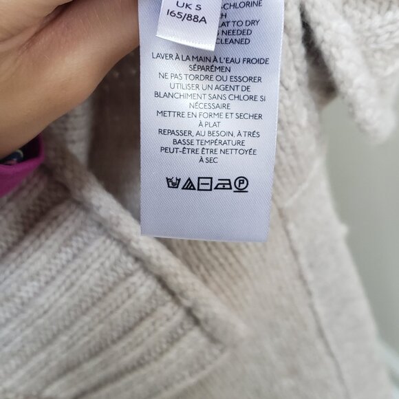 Anthropologie Women's Pilcro Cream Summit Mock Neck Textured Sweater Vest - Picture 12 of 12